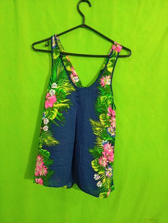 Blue Floral Jumpsuit