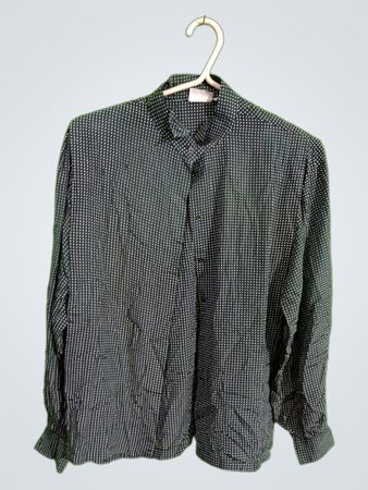 Liz Claiborne Black Polka Dot Shirt