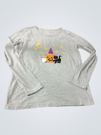 Halloween-Themed Long-Sleeve Shirt