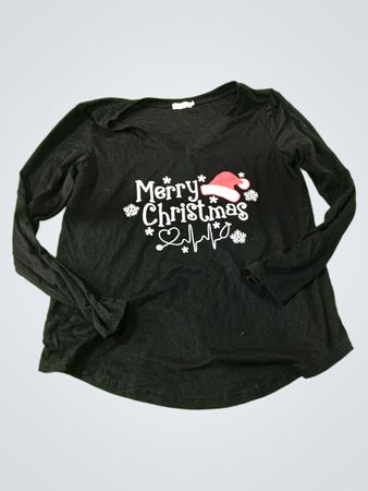 Merry Christmas Nurse Long Sleeve Shirt