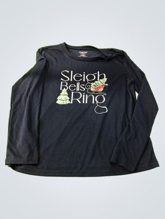 North Pole Women's Sleigh Bells Ring Long Sleeve Shirt
