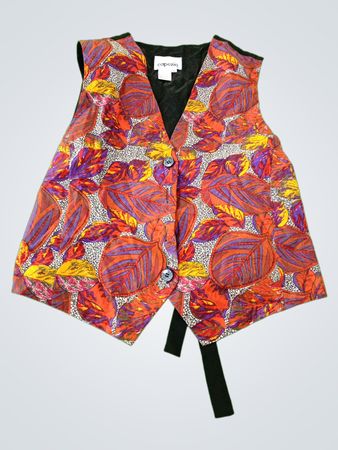 Capezio Floral Vest
