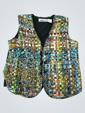 Multicolored Patchwork Vest