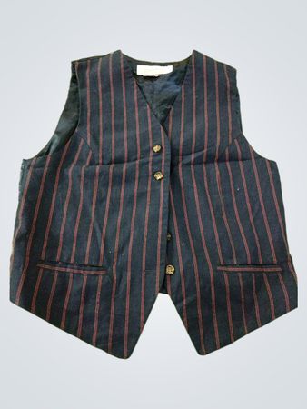 Karen Scott Striped Waistcoat