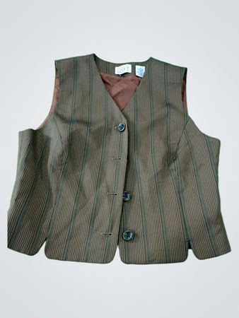 Ann Taylor Loft Striped Vest