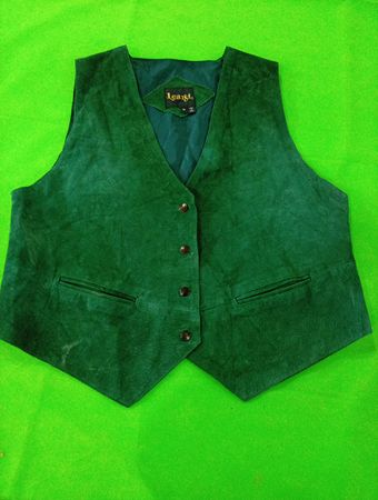 Green Suede Vest
