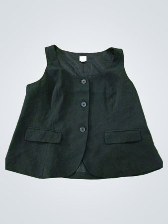 Black Sleeveless Vest