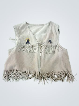 Fringed Suede Vest