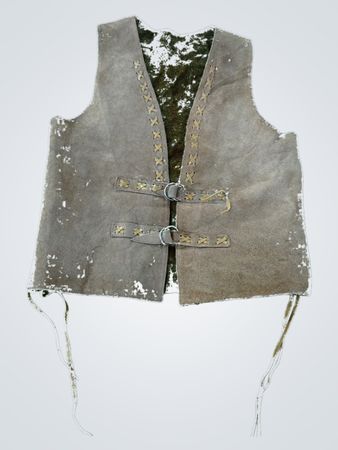 Brown Leather Vest