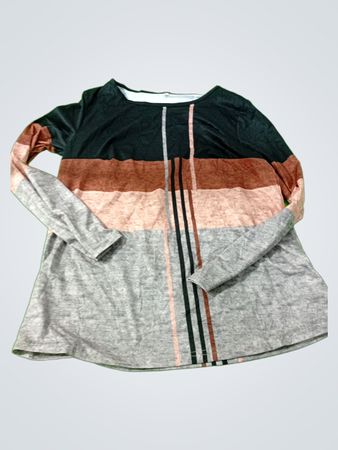 Multicolor Striped Long Sleeve Shirt