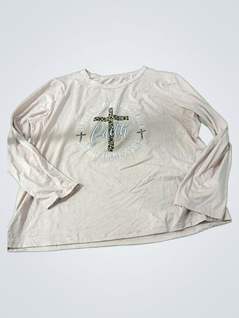 Unbranded Faith Graphic Long Sleeve Tee