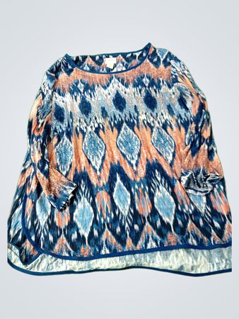 Chico's Patterned Blouse