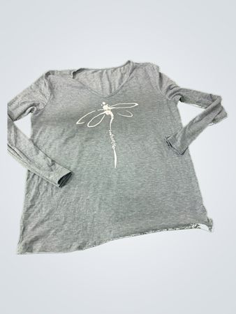 Gray Long-Sleeve Shirt