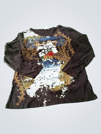 Brown Graphic T-Shirt