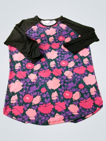 LuLaRoe Floral T-Shirt Dress