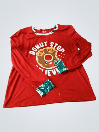 Fammy Donut Graphic Long Sleeve Shirt