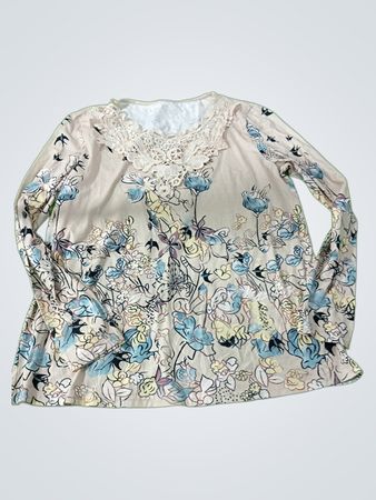 Floral Long-Sleeve Blouse