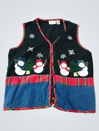 Holiday Snowman Vest