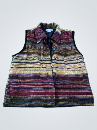 Dressbarn Striped Vest