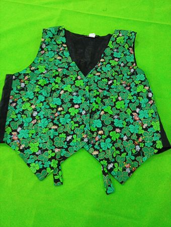 Green Shamrock Vest