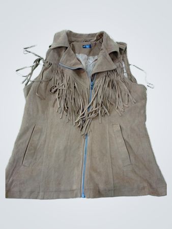 Fornia Fringed Suede Vest