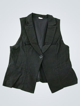Black Suit Vest