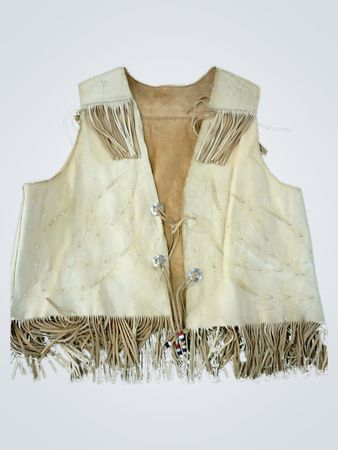 Fringed Leather Vest