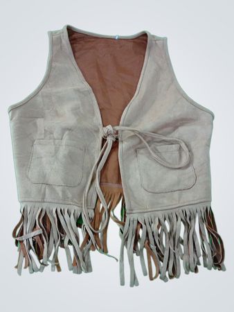 Suede Fringe Vest