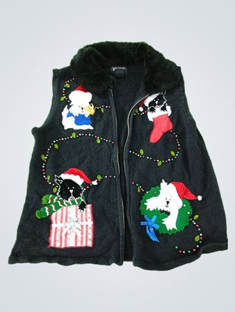 Christmas Dog Design Vest