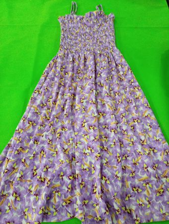 Purple Floral Dress