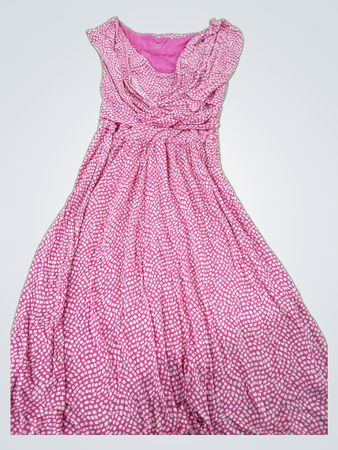 Charter Club Pink Polka Dot Dress