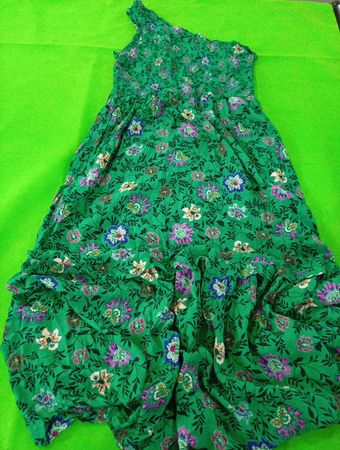 Green Floral Dress