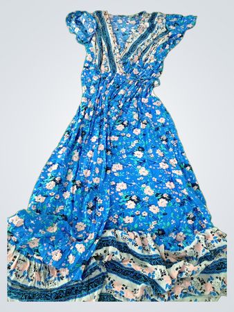 Blue Floral Dress