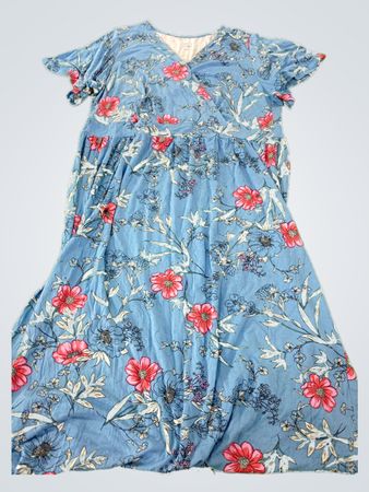 Blue Floral Dress