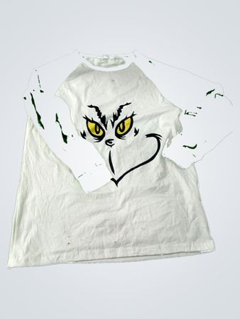 Grinch Green and White T-Shirt