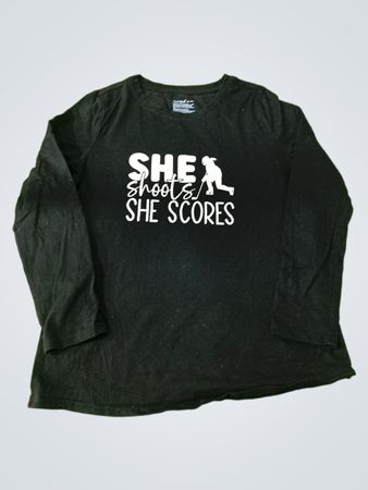 Long Sleeve Hockey T-Shirt