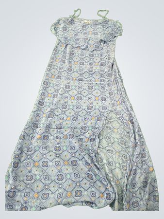 Blue Printed Dress