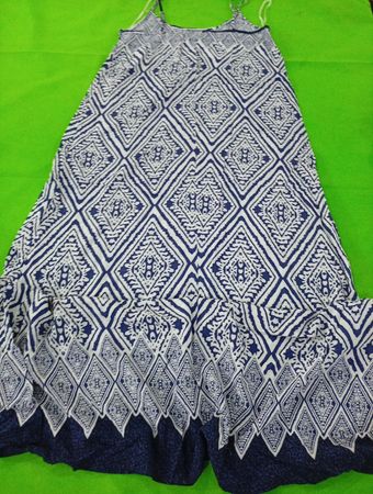 Papillon 1942 Blue and White Dress
