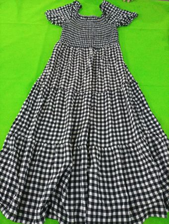 Ohly & Sage Gingham Maxi Dress