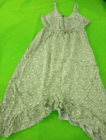 Green Floral Dress