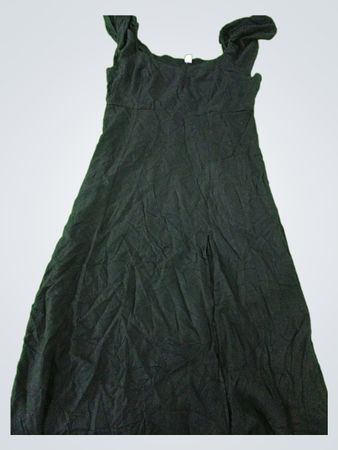 Old Navy Black Ruffle Strap Dress