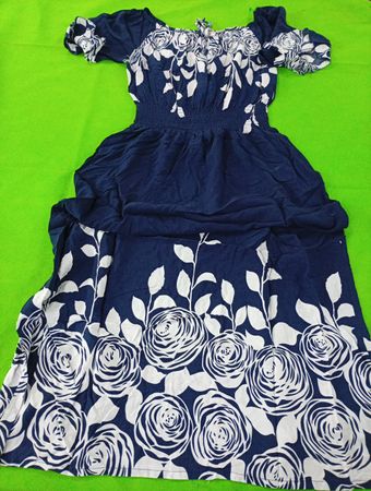 Blue Floral Dress