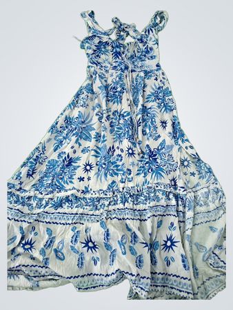 Blue Floral Dress