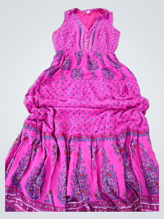 Old Navy Pink Floral Maxi Dress