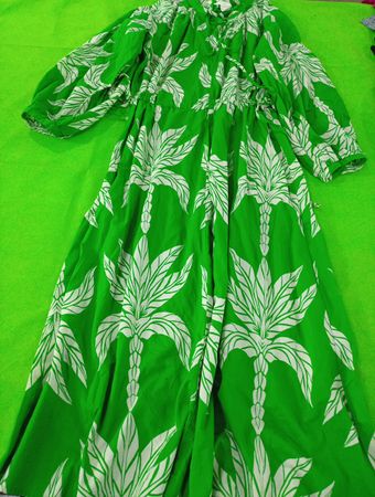 Green Floral Dress