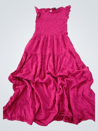 ZESICA Pink Maxi Dress