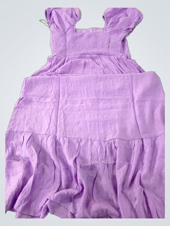 Lavender Tiered Ruffled Dress