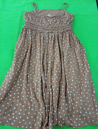 Brown Polka Dot Dress