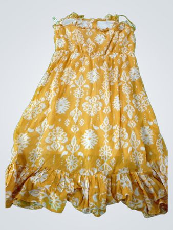 Yellow Floral Dress