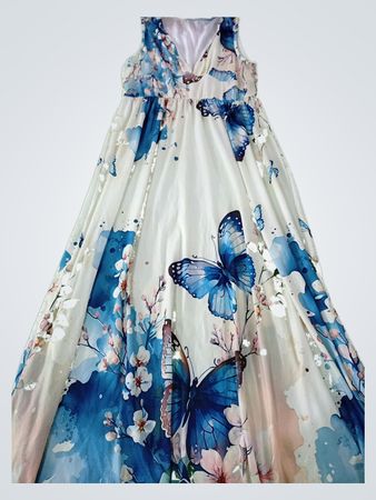 Floral Butterfly Dress